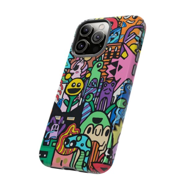 Colorful Phone Case with Fun Characters, Cute Phone Cover | Drawn by Margot - Image 35
