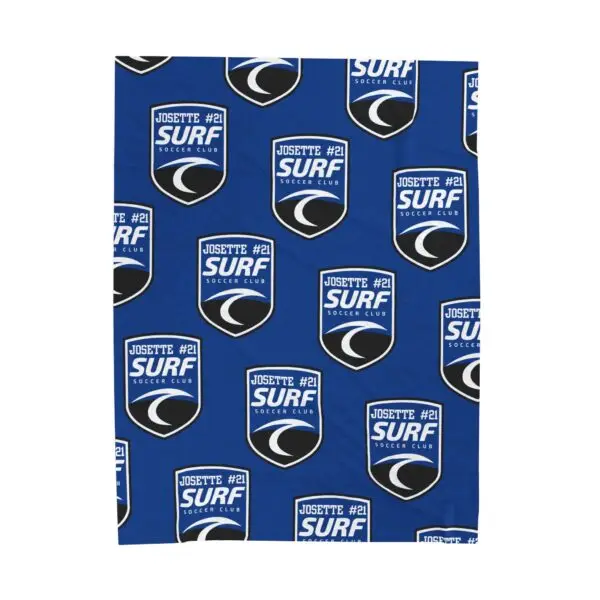 Velveteen Plush Blanket Surf2025  - Josette - Image 9