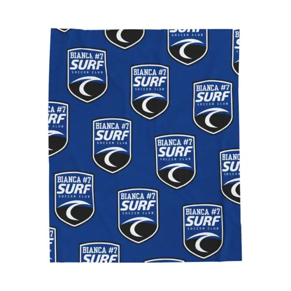 Velveteen Plush Blanket Surf2025  - Bianca - Image 5