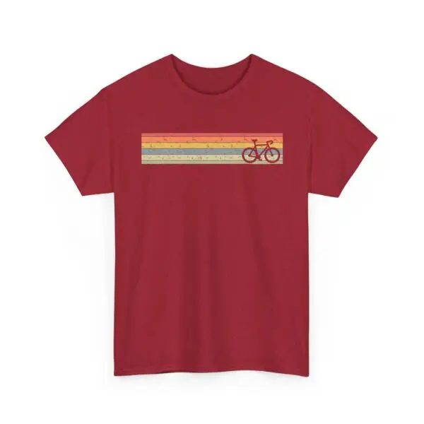Bicycle - Road Bike - Gravel Bike  - Unisex Heavy Cotton Tee - Image 5