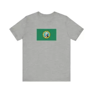 State Flag Tee | Unisex Jersey Short Sleeve T-Shirt  - Washington