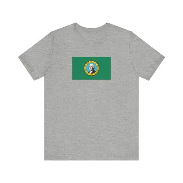 State Flag Tee | Unisex Jersey Short Sleeve T-Shirt  - Washington