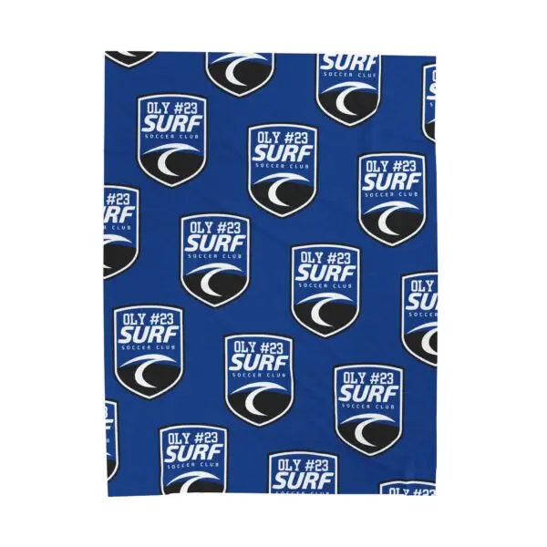 Velveteen Plush Blanket Surf2025  - Oly - Image 9