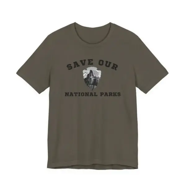 Protect Our National Parks | Yosemite | Half Dome |  Unisex Tee | Eco-Friendly Short Sleeve Shirt - Image 7