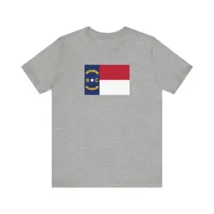 State Flag Tee | Unisex Jersey Short Sleeve T-Shirt  - North_Carolina