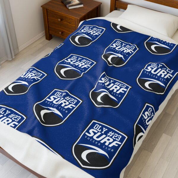 Velveteen Plush Blanket Surf2025  - Oly - Image 7