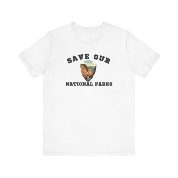 Protect Our National Parks Grand Canyon  Unisex Tee | Eco-Friendly Short Sleeve Shirt - Image 2