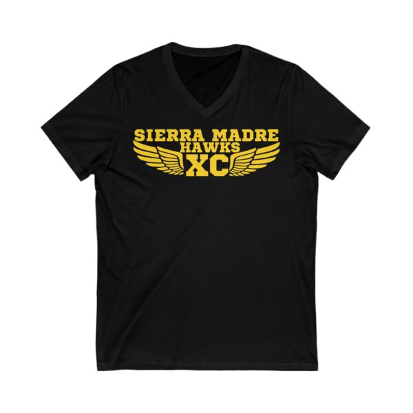 Sierra Madre Hawks V-Neck Fitted Tee, SMMS-XC
