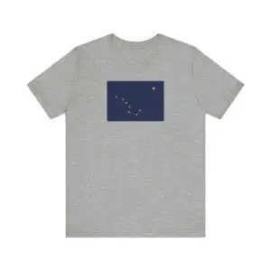 State Flag Tee | Unisex Jersey Short Sleeve T-Shirt  - Alaska
