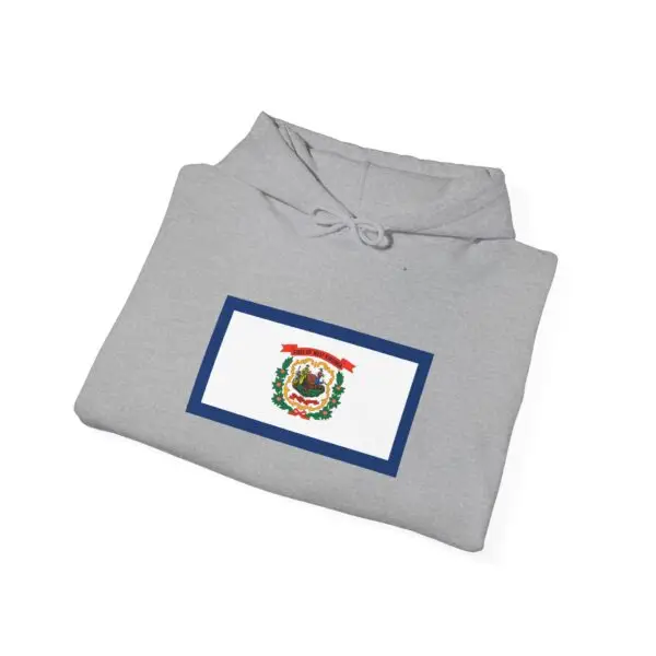 State Flag Graphic Hoodie, Cozy Casual Sweatshirt, Unisex Gift, Fall Fashion, Vintage Look - West_Virginia - Image 4