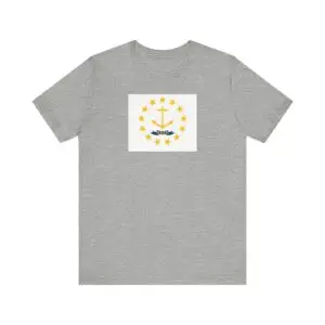 State Flag Tee | Unisex Jersey Short Sleeve T-Shirt  - Rhode_Island