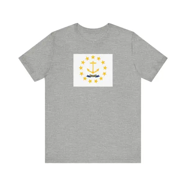 State Flag Tee | Unisex Jersey Short Sleeve T-Shirt  - Rhode_Island