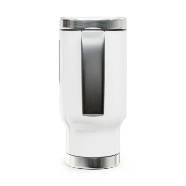 Stainless Steel Travel Mug, 14oz,  Surf2025  - Josette - Image 3