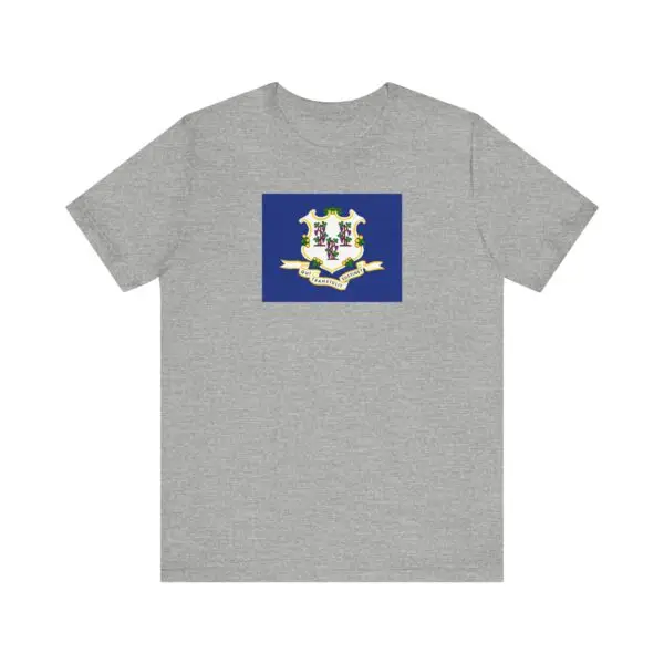 State Flag Tee | Unisex Jersey Short Sleeve T-Shirt  - Connecticut