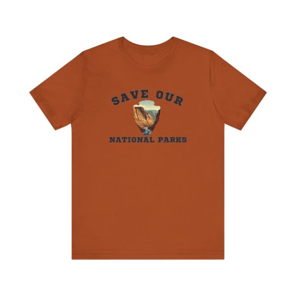 Protect Our National Parks Grand Canyon  Unisex Tee | Eco-Friendly Short Sleeve Shirt - Image 5