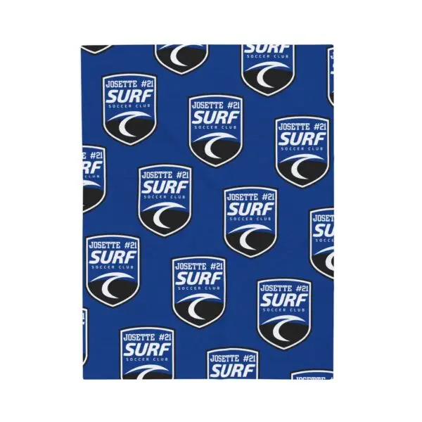 Velveteen Plush Blanket Surf2025  - Josette