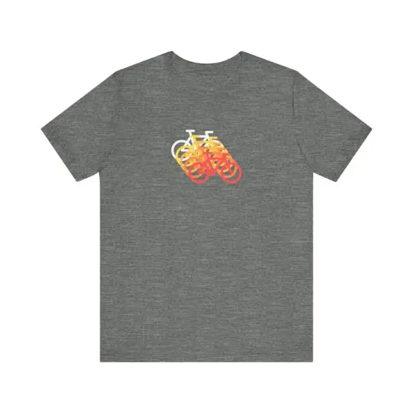 Gradient Bicycle Tee - Minimalist Cycling Design - Image 5