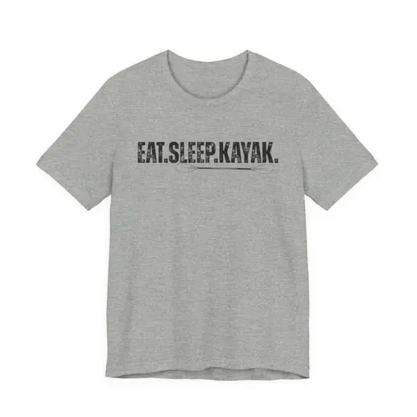 Eat Sleep Kayak Tee | Kayaking Lover Gift - Image 3