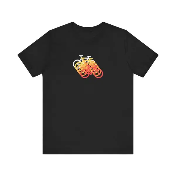 Gradient Bicycle Tee - Minimalist Cycling Design