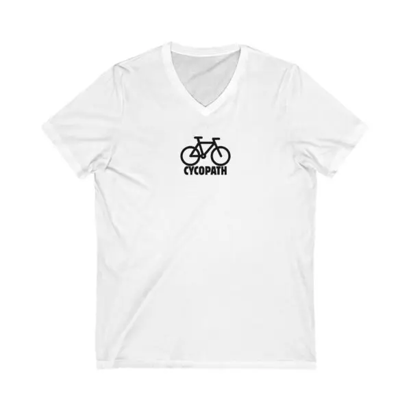 CYCOPATH Bike V-Neck Tee - Minimalist Design