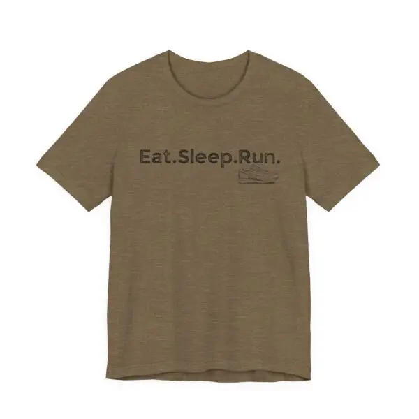 Eat Sleep Run - Minimalist Running T-Shirt - Image 5