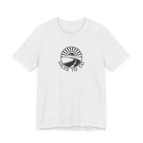 Miles To Go - Vintage Road Bicycling and Running Trip T-Shirt - Image 4