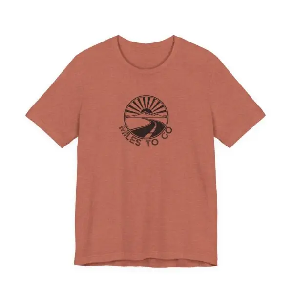 Miles To Go - Vintage Road Bicycling and Running Trip T-Shirt - Image 5