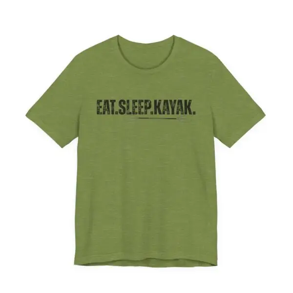Eat Sleep Kayak Tee | Kayaking Lover Gift - Image 7