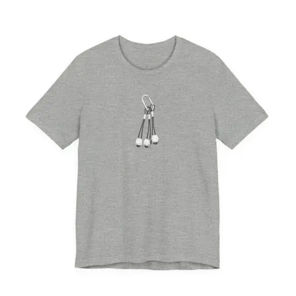 Climbing Nuts Illustration Tee - Black & White - Image 5