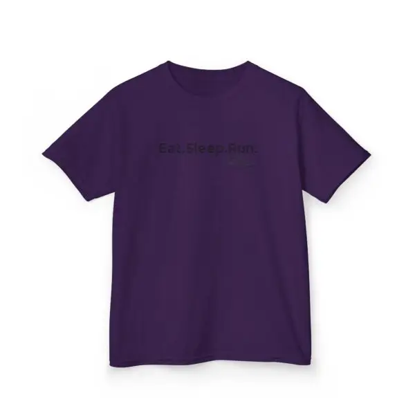 Eat. Sleep. Run. Kids Tee - Youth Running Shirt - Image 5