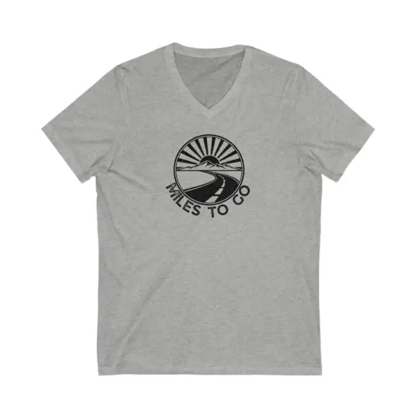 Miles To Go V-Neck Tee - Adventure Awaits