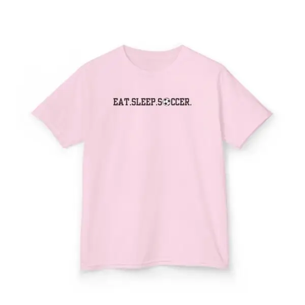 Eat Sleep Soccer Youth Tee - Kids Comfortable Cotton - Image 6