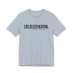 Eat Sleep Kayak Tee | Kayaking Lover Gift