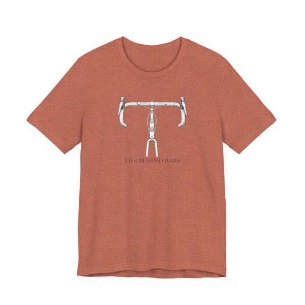 Life Behind Bars Tee: Classic Bike Illustration - Image 4