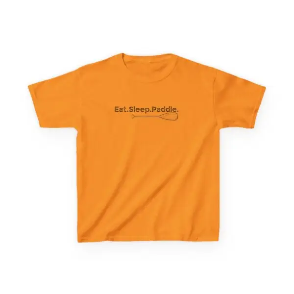 Eat Sleep Paddle Kids Tee - Kayak Canoe Shirt - Image 8