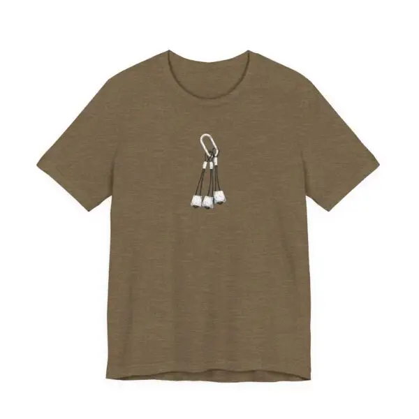 Climbing Nuts Illustration Tee - Black & White - Image 6