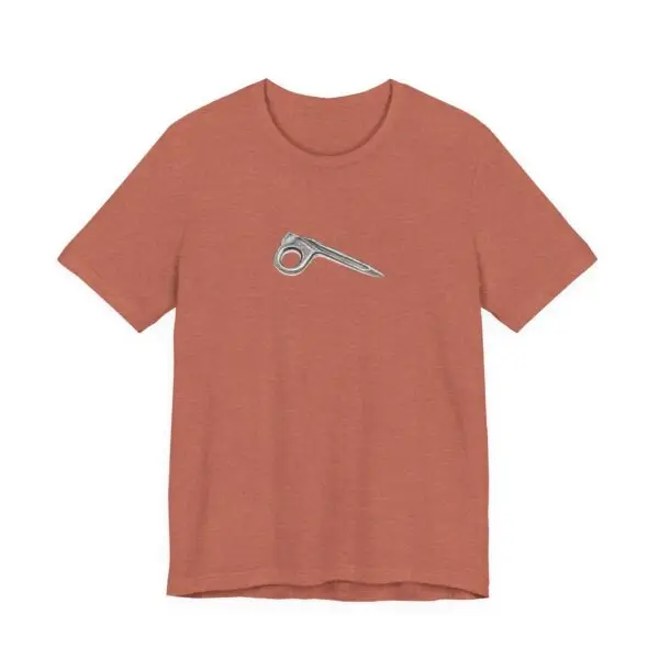 Vintage Rock Climbing Piton Tee | Unisex, Gritty Line Art - Image 4