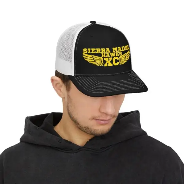 Sierra Madre Hawks Trucker Cap, Embroidered Snapback Hat, Sports Fan Gear, Casual Cap, Perfect for Team Events, Gifts for Athletes - Image 2