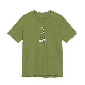 Climbing Nuts Illustration Tee - Black & White