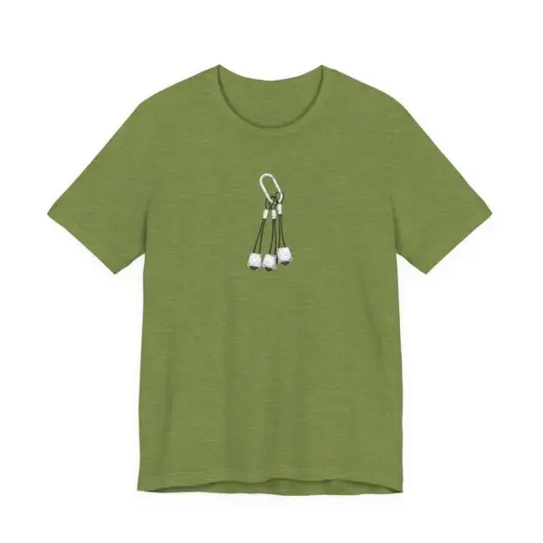 Climbing Nuts Illustration Tee - Black & White