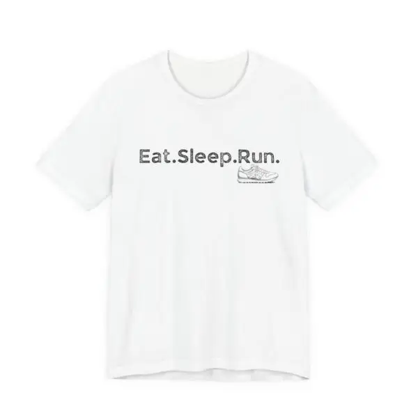 Eat Sleep Run - Minimalist Running T-Shirt - Image 2