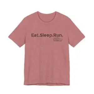 Eat Sleep Run - Minimalist Running T-Shirt