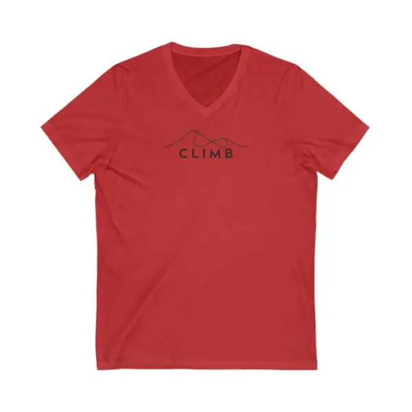 CLIMB Mountain Range V-Neck Tee - Adventure Ready
