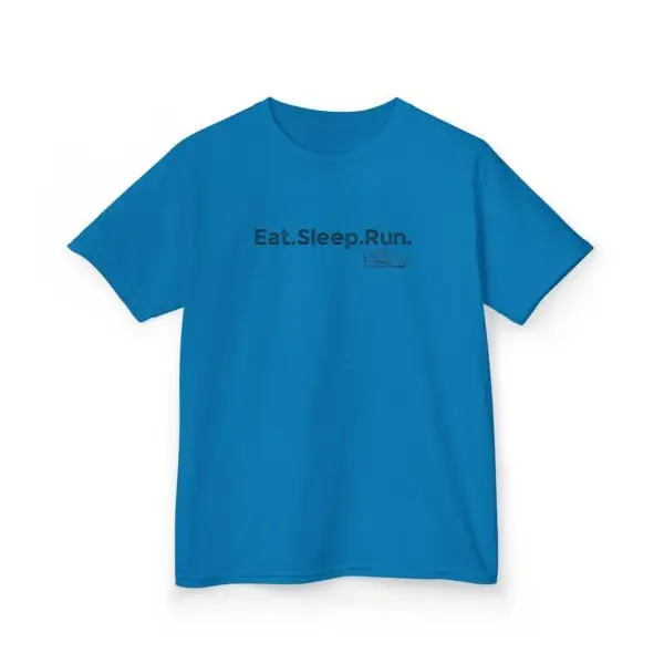 Eat. Sleep. Run. Kids Tee - Youth Running Shirt - Image 7