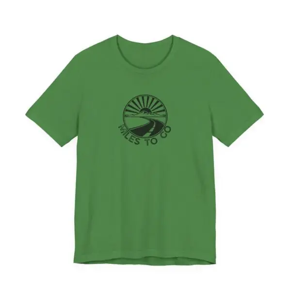 Miles To Go - Vintage Road Bicycling and Running Trip T-Shirt - Image 6
