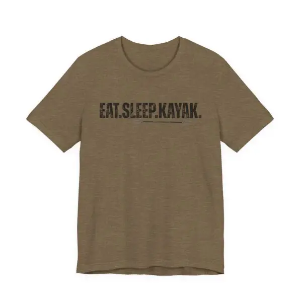 Eat Sleep Kayak Tee | Kayaking Lover Gift - Image 6