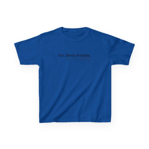 Eat Sleep Paddle Kids Tee - Kayak Canoe Shirt - Image 4
