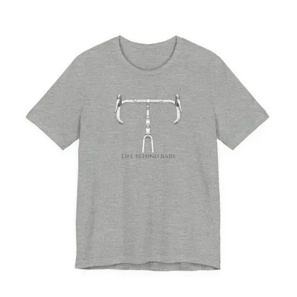 Life Behind Bars Tee: Classic Bike Illustration - Image 3