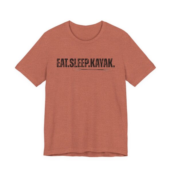 Eat Sleep Kayak Tee | Kayaking Lover Gift - Image 4