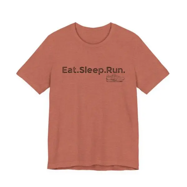Eat Sleep Run - Minimalist Running T-Shirt - Image 4
